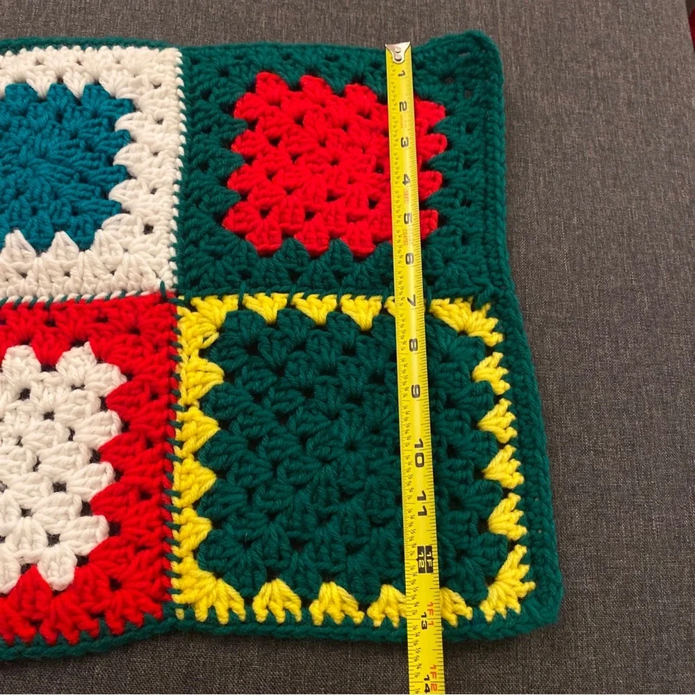 handmade Granny Square Wall hanging